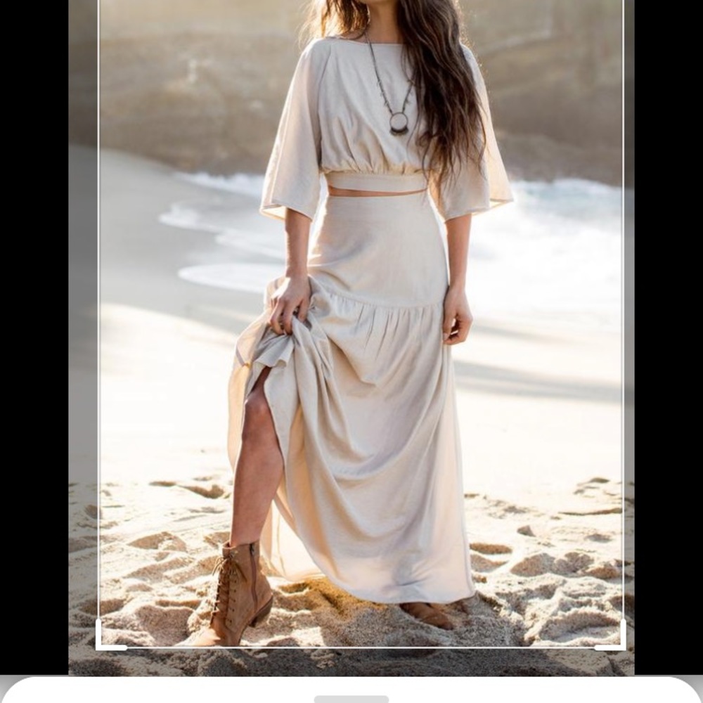 Skirt and crop top set. NWOT